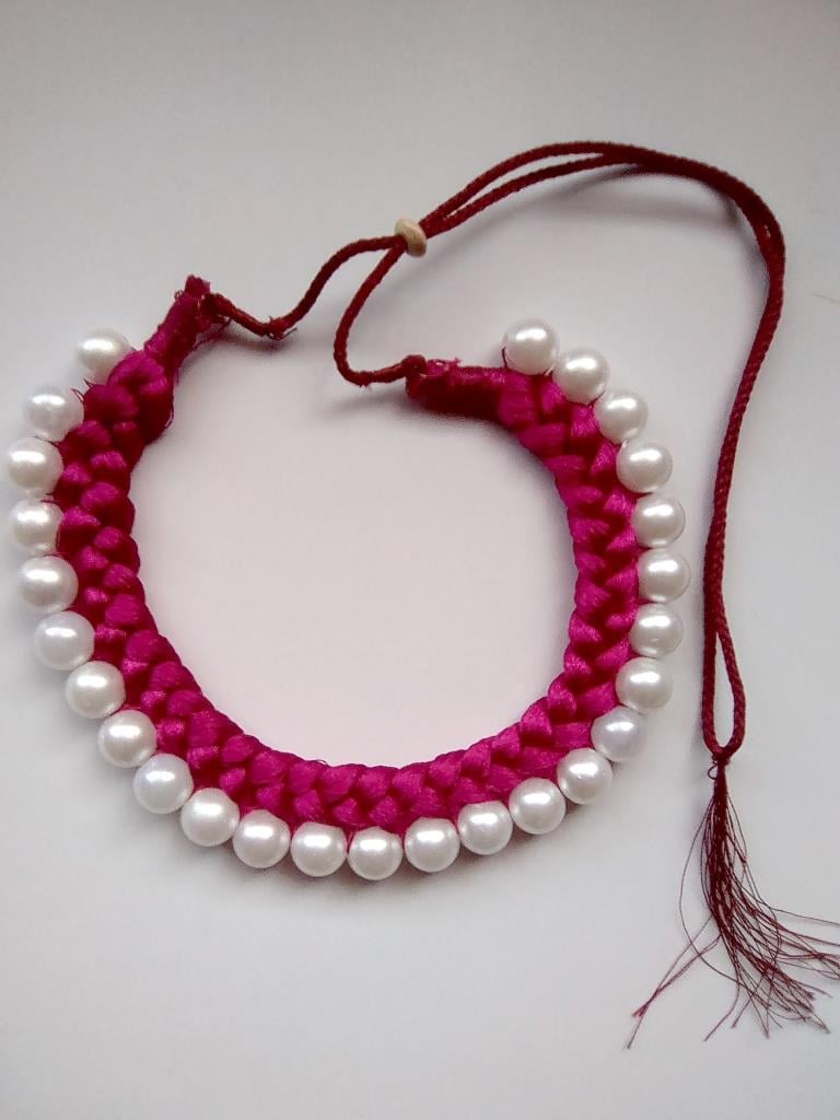 Ladies Handmade Jewelry (White Pearl Locket)